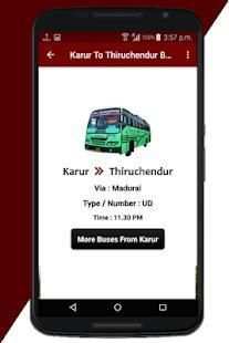 Karur Bus Info screenshot 3