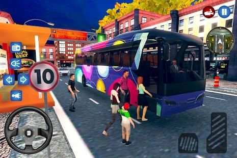 New City Bus Driver Simulator 2018 Pro Game screenshot 4