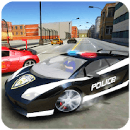 ikon Police Car 3D : Crime Chase Cop Driving Simulator