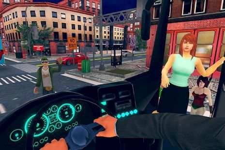 New City Bus Driver Simulator 2018 Pro Game स्क्रीनशॉट 3
