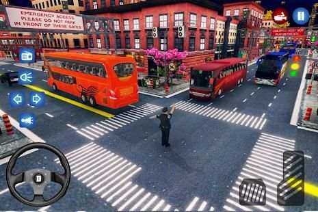 New City Bus Driver Simulator 2018 Pro Game स्क्रीनशॉट 1