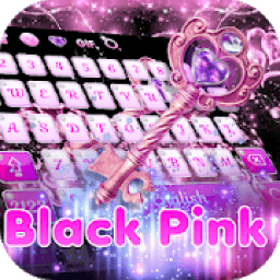 ikon Black Pink Keyboard Theme