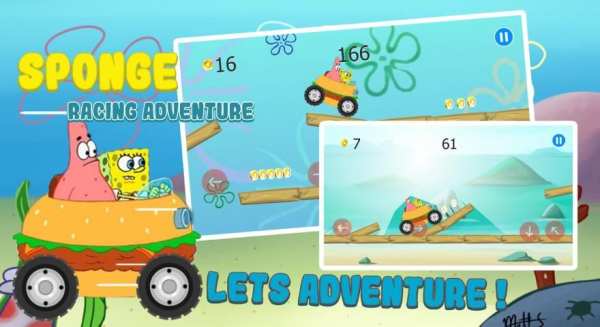 Sponge Car Racing Adventure screenshot 3