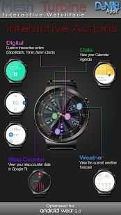 Mesh Turbine HD Watch Face & Clock Widget screenshot 15