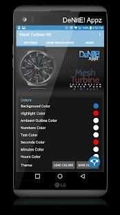 Mesh Turbine HD Watch Face & Clock Widget screenshot 13