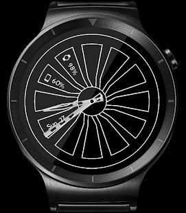 Mesh Turbine HD Watch Face & Clock Widget screenshot 1