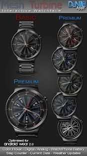 Mesh Turbine HD Watch Face & Clock Widget screenshot 16