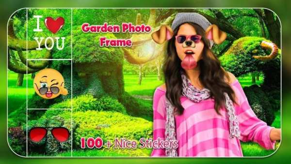 bingkai foto gratis Garden photo editor screenshot 1