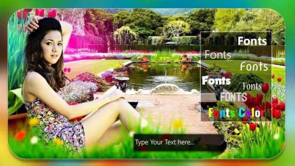 bingkai foto gratis Garden photo editor screenshot 3