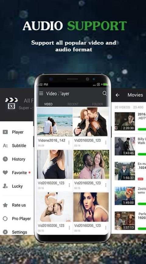 HD XX Video Player screenshot 1