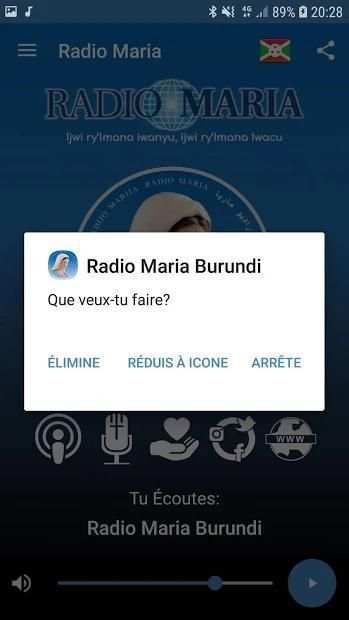 Radio Maria Burundi screenshot 1
