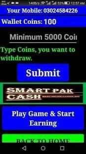 SMART PAK CASH BEST ONLINE EARNING APP VERSION 2 screenshot 1