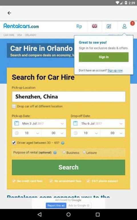 Shenzhen Car Rental, China स्क्रीनशॉट 5