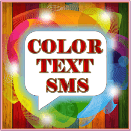 Color text sms+whatsapp sms आइकन