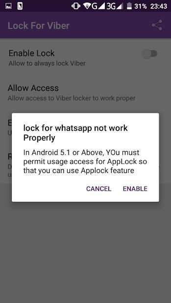 Lock for Viber screenshot 4