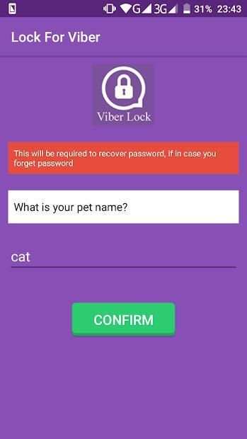 Lock for Viber screenshot 2