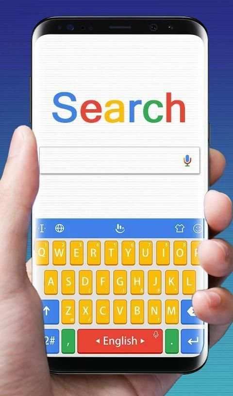 Anime Yellow Keyboard Theme For Googlle Cartoon screenshot 6