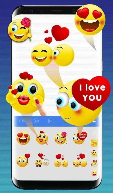 Anime Yellow Keyboard Theme For Googlle Cartoon screenshot 4