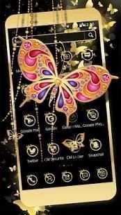 Golden Butterfly Theme screenshot 3