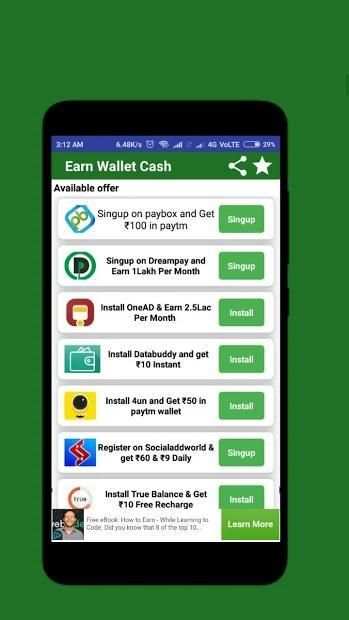 Earn Wallet Cash स्क्रीनशॉट 2