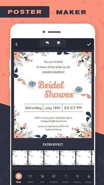 Poster Maker – Canvas, Add Text to Photos, Over स्क्रीनशॉट 6
