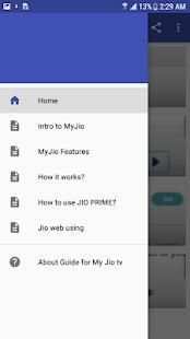 Guide for My Jio tv update Tricks स्क्रीनशॉट 1