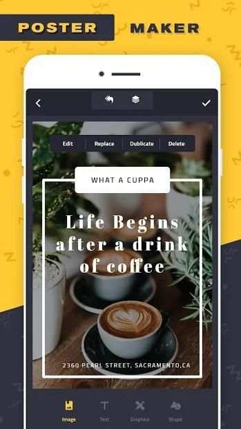 Poster Maker – Canvas, Add Text to Photos, Over स्क्रीनशॉट 7