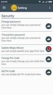 Magic Bitcoin screenshot 1