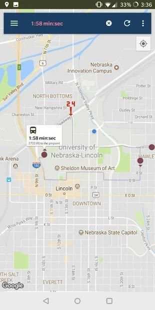 My Bus Tracker: Real time bus tracking application screenshot 4