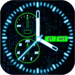 ikon Hologram Jam Wallpaper Hidup Simulator