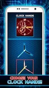 Hologram Simulator Clock LWP скриншот 5