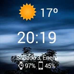 Beautiful Weather Watch Face screenshot 3