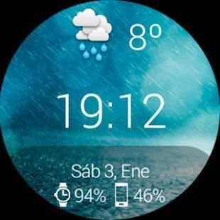 Beautiful Weather Watch Face screenshot 8