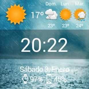 Beautiful Weather Watch Face screenshot 6