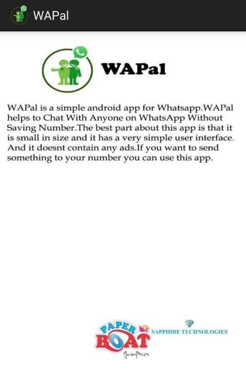 WAPal -Direct WhatsApp Chat without Contact Saving screenshot 1