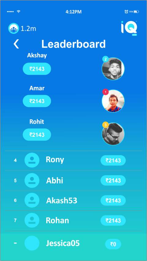IQ live - Win Cash Daily screenshot 3