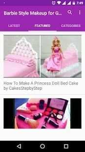 Barbie Style Makeup for Girls Video - Makeup Salon screenshot 4
