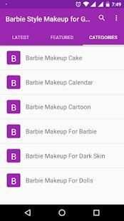 Barbie Style Makeup for Girls Video - Makeup Salon screenshot 3
