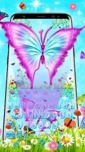 3D Glitter Butterfly Keyboard screenshot 2