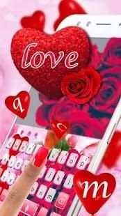 Love Rose Keyboard Theme screenshot 3