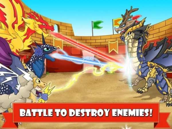 Dragon Battle: Dragons fighting game स्क्रीनशॉट 2