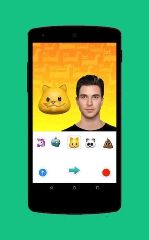 Animoji for Android - Phone X Emoji 3D Face Swap स्क्रीनशॉट 1