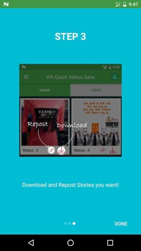Wh Quick Status Save स्क्रीनशॉट 5