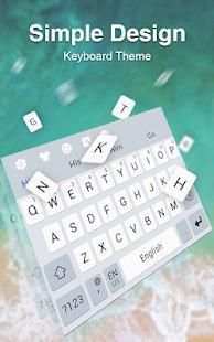Simple Design Keyboard Theme screenshot 3