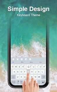 Simple Design Keyboard Theme screenshot 2