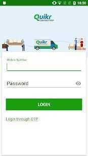 Quikr Logistics स्क्रीनशॉट 1