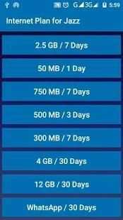 Internet Plan for Jazz screenshot 2