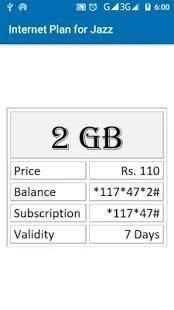 Internet Plan for Jazz screenshot 5