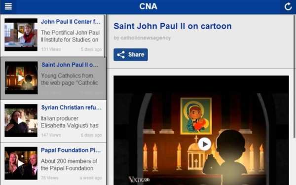 Catholic News Agency screenshot 1