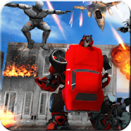 ikon New Robot Shooting 2018: Robot Transformation Game